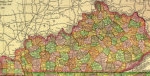 Kentucky Map shows areas covered by Taylor Court Reporters Kentucky